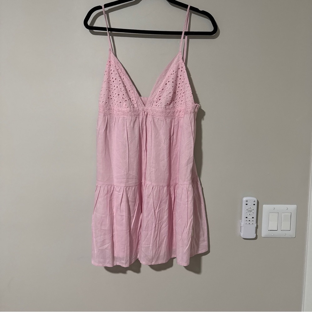 Princess Polly Nicoletta Mini Dress Light Pink Size 8 - Picture 5 of 8
